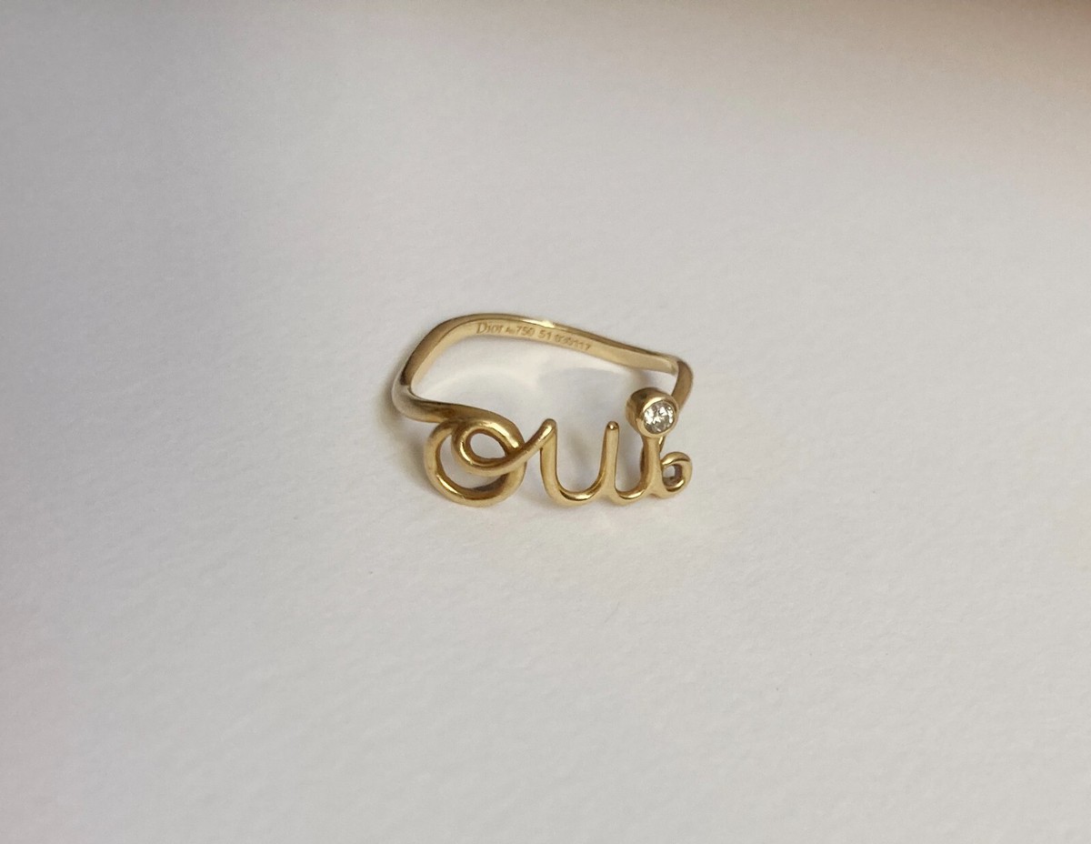 Dior oui ring size 51 UK
