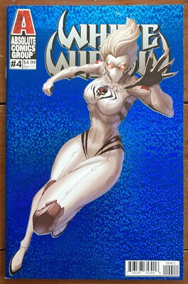WHITE WIDOW 4, BLUE FOIL COVER, ABSOLUTE COMICS GROUP, 2020, VF