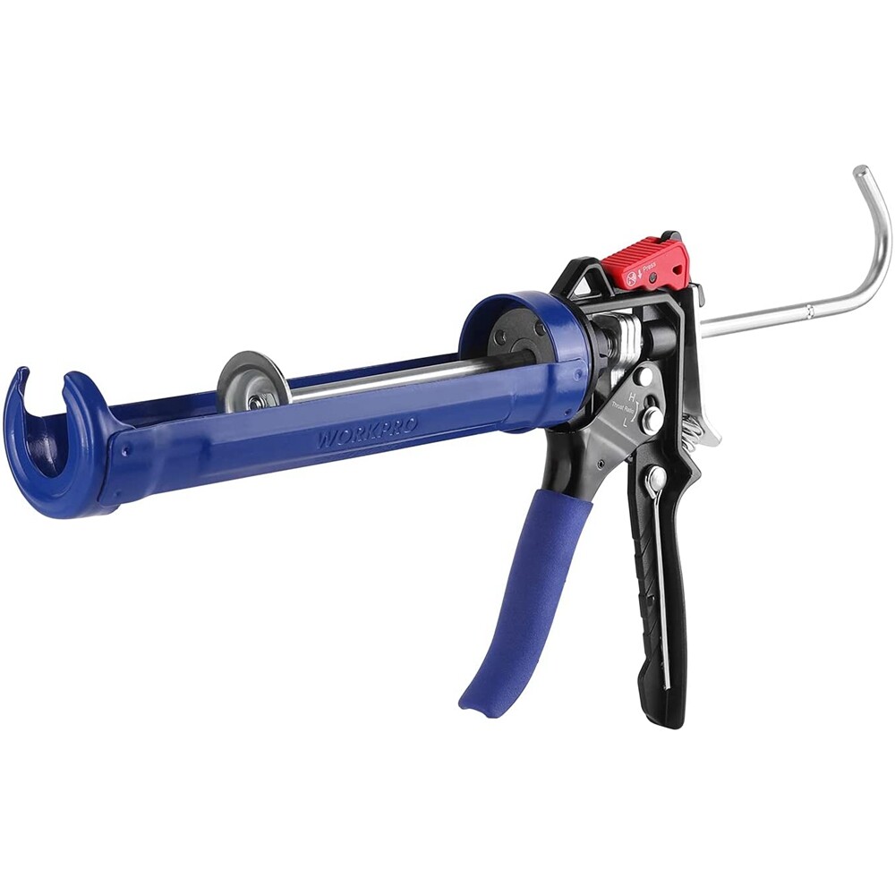 WORKPRO Caulking Gun 9:1 18:1 Thrust Ratio Hand Silicone gun