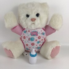 FurReal Friends Lovey Cubbies Interactive Plush Stuffed Animal 10" Polar Bear