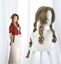 Final Fantasy VII Remakes Aerith Gainsborough Cosplay Wig Costume Hair  Hairne 