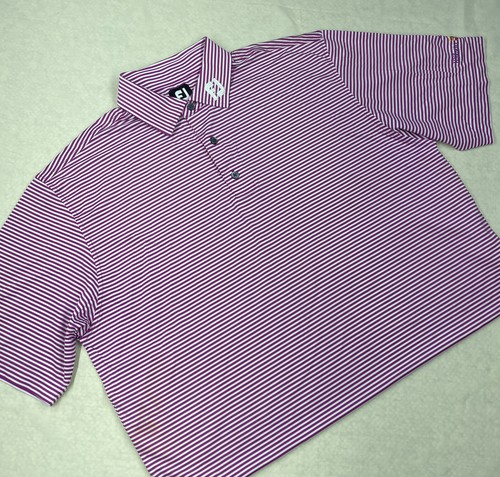 Camiseta para hombre FootJoy PGA Performance Polo de golf Morado manga  corta 2XL | eBay
