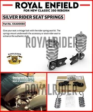 Fits Royal Enfield "SILVER RIDER SEAT SPRINGS" For New Classic 350 Reborn