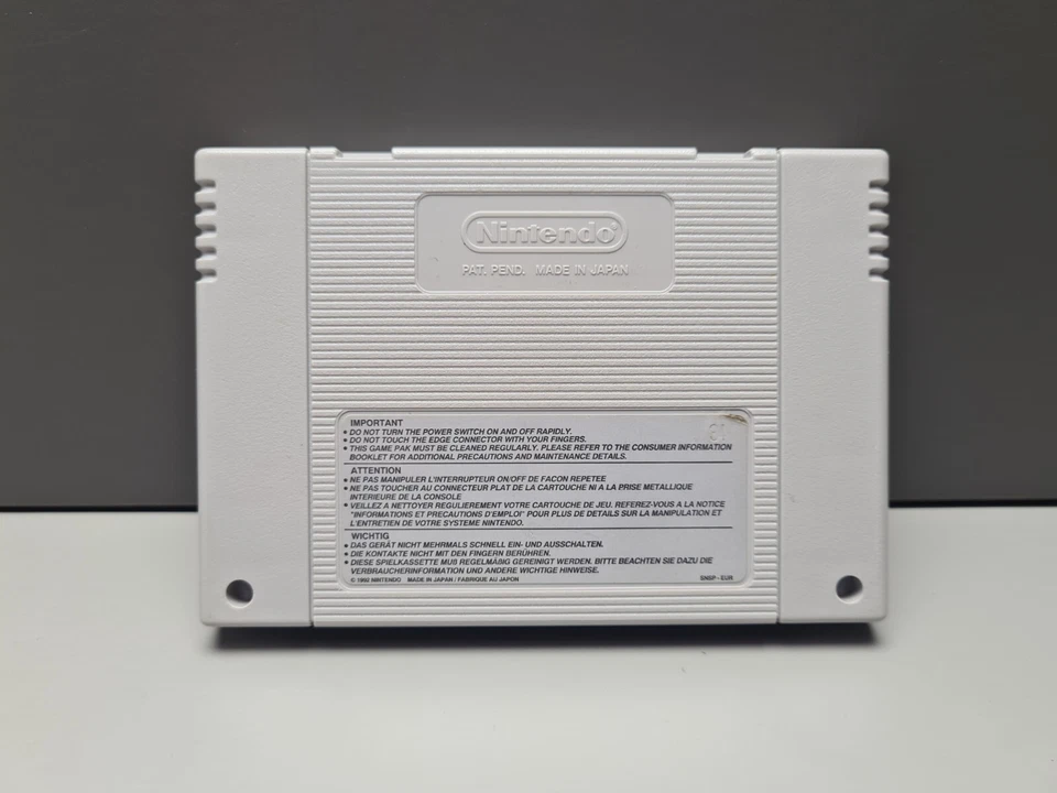 THE INCREDIBLE HULK SUPER NINTENDO SNES PAL UKV MODUL CARTRIDGE - Bild 2 von 4