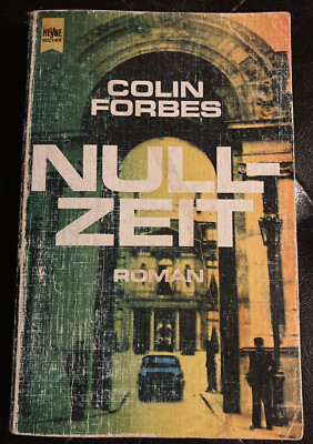 Buch  Nullzeit  Colin Forbes 1977 Heyne-Verlag