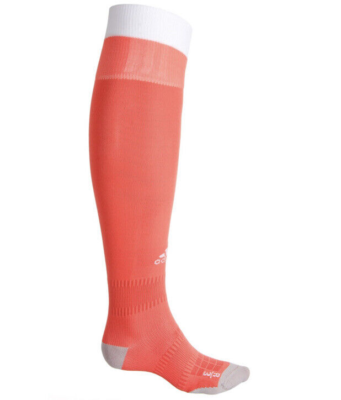 orange adidas football socks