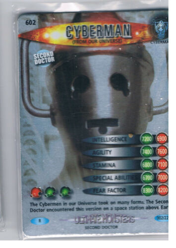 DOCTOR WHO BATTLES IN TIME-ULTIMATE MONSTER - CYBERMAN  R CARD 002/225  FREE P&P - Picture 1 of 1