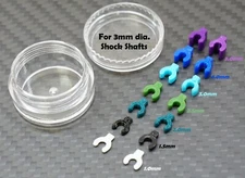 NPRC Drag Racing Shocks Upgrade Front Suspension Up-Travel Limiter Clips DR10 RC