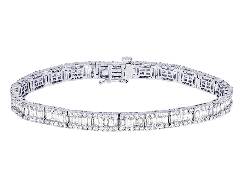 Used diamond shop tennis bracelet ebay