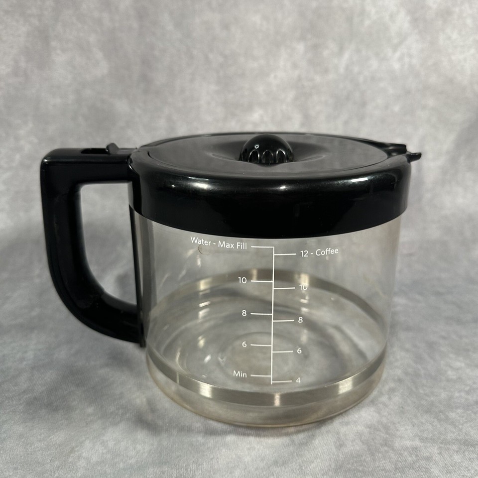 KitchenAid 12 Cup Glass Coffee Pot Replacement Carafe Black eBay