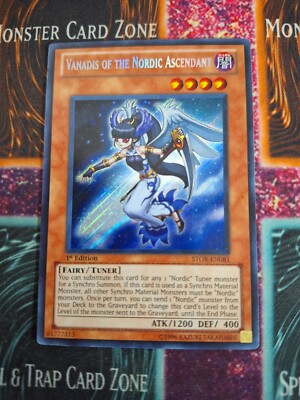 Yu-Gi-Oh! Vanadis of the Nordic Ascendant STOR-EN081 Secret 1st Edition NM a1/ | eBay Yu-Gi-Oh! Vanadis of the Nordic Ascendant STOR-EN081 Secret 1st Edition NM a1/ | eBay