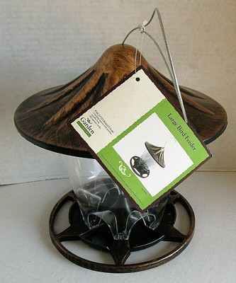 Giant Brushed Look Bird Feeder W Wire Loop For Hanging 9 Dia X