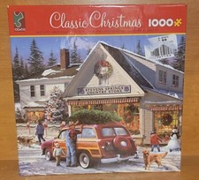 Ceaco CLASSIC CHRISTMAS 1000 pc Jigsaw Puzzle, 3372-16, 2019, Excellent