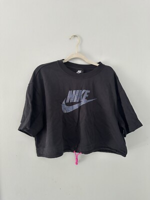 Nike Women's Icon Clash Black/Multi Graphic T-Shirt DD2172-010) Sizes 1X 