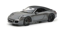 Schuco 1/18 Scale  911 Targa 4 GTS Grey Diecast Model Toy Collection