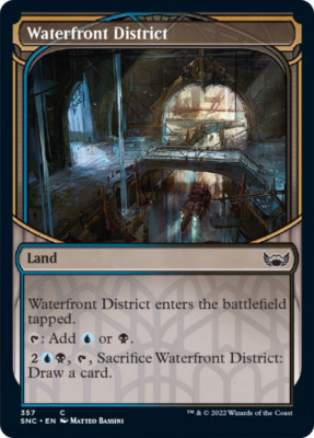 x4 Waterfront District SNC MTG 357/281 SHOWCASE COMMON M/NM 4x