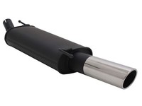 Novus EndschalldäMpfer 1X90Mm Sr-Design Stahl FüR VW Polo 5 V-9N/9N3 +Abe