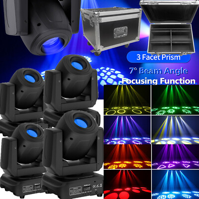 120W LED 5 Prisma Gobo Beam Moving Head DMX Bühnenlicht Scheinwerfer Ostern