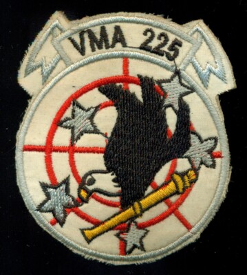 USMC VMA-225 Marine Attack Squadron 255 Vietnam Patch VT-6
