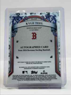 KYLE TEEL 2024 BOWMAN STERLING AUTOGRAPH RED SOX AUTO | eBay