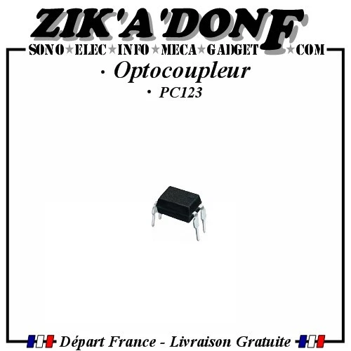 SHARP Optocoupleur PC123 (Photocoupleur Phototransistor)