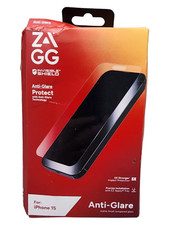 NEW ZAGG Glass Anti-Glare Screen Protector for Apple iPhone 15 6.1" Small Cam