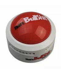 That's Bullshit Button  - Talking Button Features Hilarious BS Sayings White
