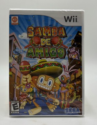 Samba de Amigo (Nintendo Wii, 2008) *New & Sealed* w/ TOYS R US Sticker