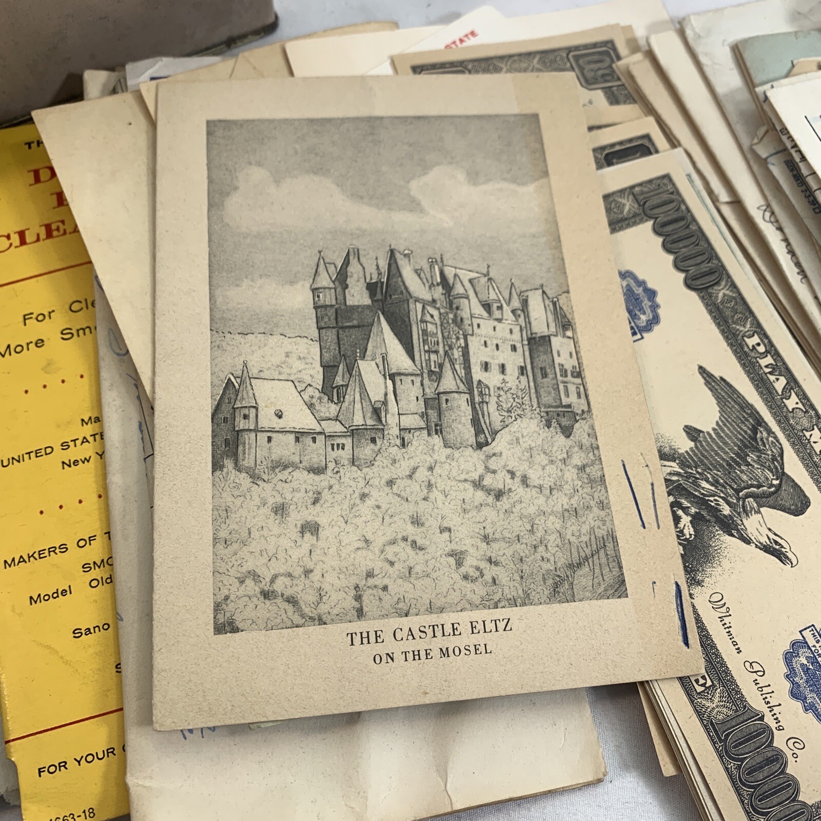 Vintage Ephemera Paper Lot eBay