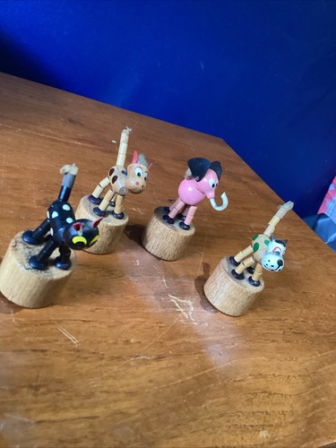 4 X Animali VINTAGE Stile Wakouwa Pop-up Collasso Caduta Senza Marchi Produttori