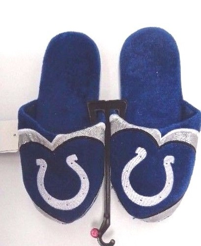 Zapatillas de casa para mujer NFL Love Glitter de Forever Collectibles - Imagen 3 de 6