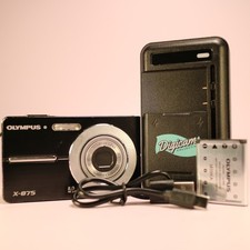 Olympus Digital Camera X-875 8.0MP Black Tested Full Set
