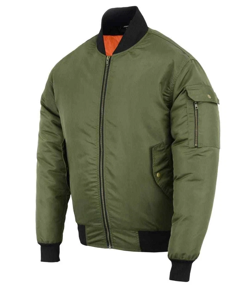MENS WATERPROOF BREATHABLE TEXTILE BOMBER STYLE MOTORBIKE JACKET