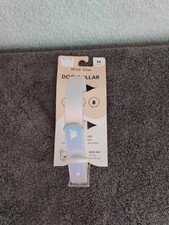 Wild One Adjustable Dog Collar - Medium Neck 12  -15   - Holographic White Solar