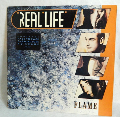 Real Life Flame (Vinyl LP, 1985 Curb Records MCA-5639). PROMTIONAL