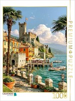 Calvendo Puzzle Towers Of Benaco | 1000 Pieces, Finished Size 25.2 × 18.9 In (64