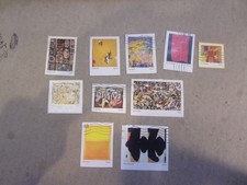 USA Used, 2010 Issue, 44 Cent Abstract Art Set of 10 , Scott 4444a-j