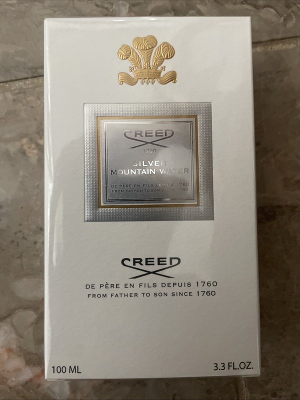 Silver Mountain Water by Creed, 3.3 oz EDP Spray Unisex New In Box:/(