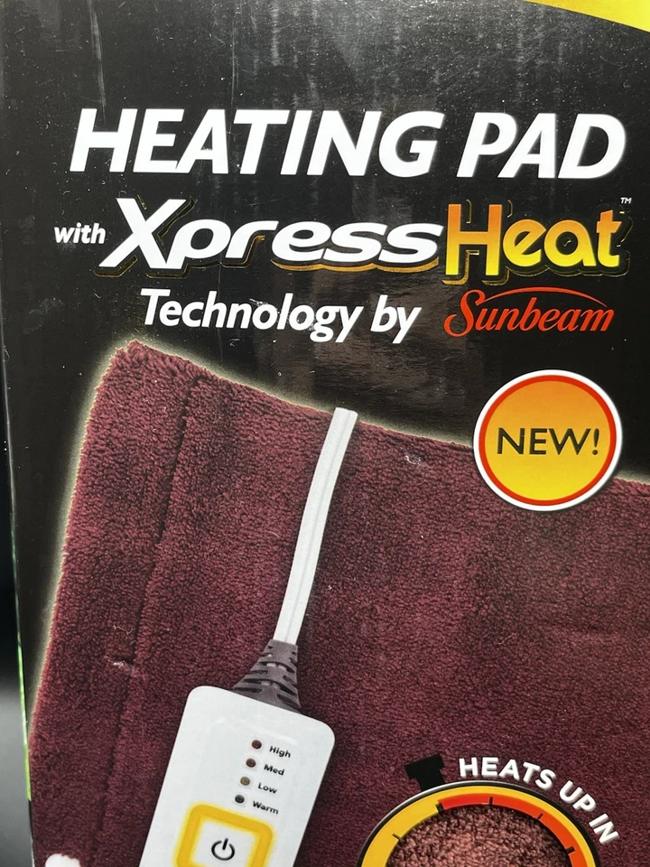 Almohadilla térmica Xpress Heat Technology Walgreens de Sunbeam 2012 cubierta suave lavable Foto 4 de 4