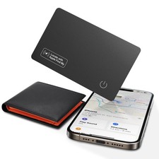 Air-Tag Wallet Tracker Card iOS Only - 0.07in Slim Tracking Card, IP68 Waterpr