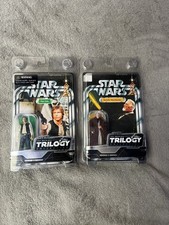 Star Wars The Original Trilogy Collection HAN SOLO & OBI WAN Figures 2004 Hasbro