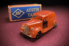 Vintage Hong Kong Plastic - Austin FX3 Taxi No.107 - Unused & Boxed 1960s Toy
