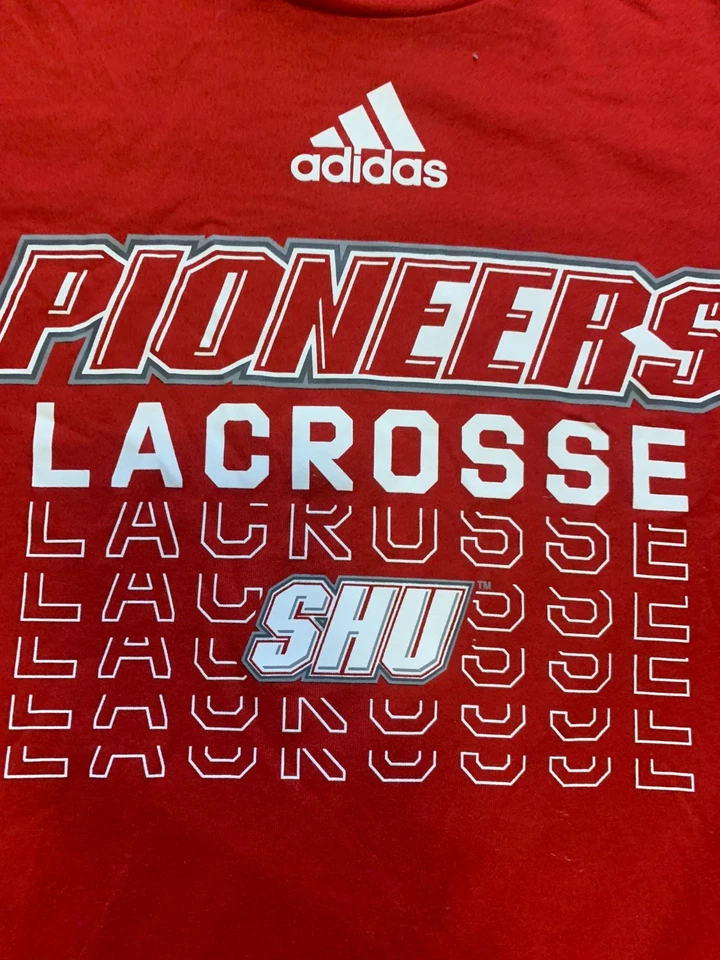 Camiseta de lacrosse Sacred Heart Pioneers Adidas Creator Tee Aeroready edición del equipo L Foto 3 de 4