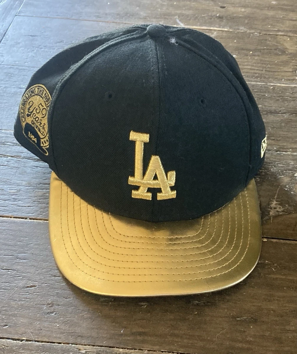 Los Angeles Dodgers Black MLB Fan Apparel & Souvenirs 7 5/8 Size