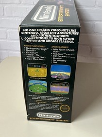 Nintendo Entertainment System (NES, 1989) Action Set LOT: Box, Console & More