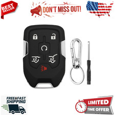 6 Button Key Fob Case Shell for Chevy Suburban Tahoe GMC Yukon XL Denali 2015 20