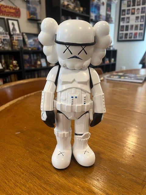 Kaws Star Wars Warriors Action Figures - Gold, White and Black