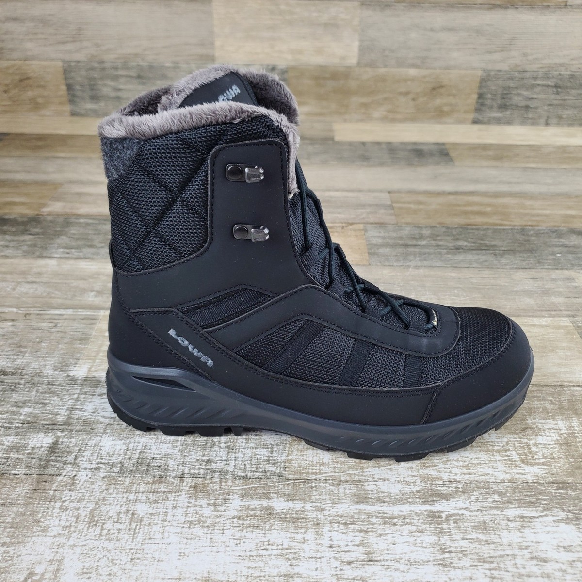 Lowa Trident III GTX Womens Hiking Shoes Sz Black Lace Up High