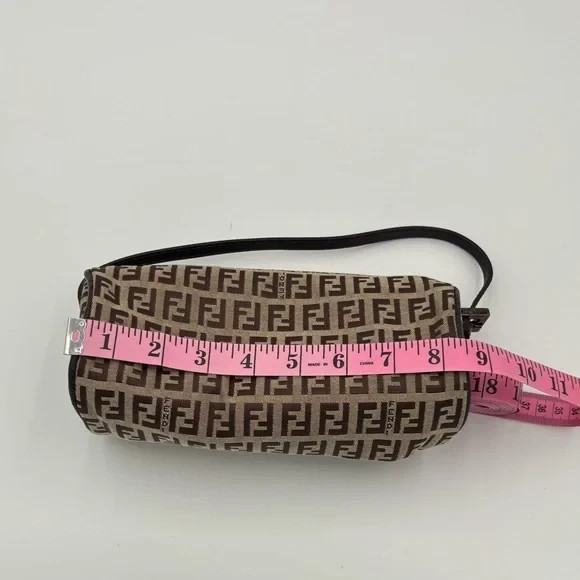 Fendi Zucchino Pochette Barrel Bag A105M1E44R | eBay
