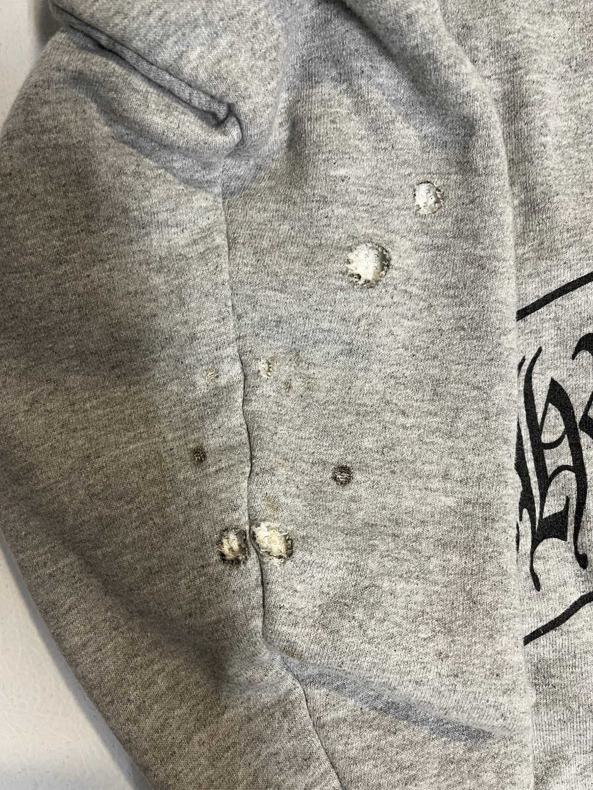 Felpa con cappuccio maglione termico Camber Chrome Hearts vintage grigio